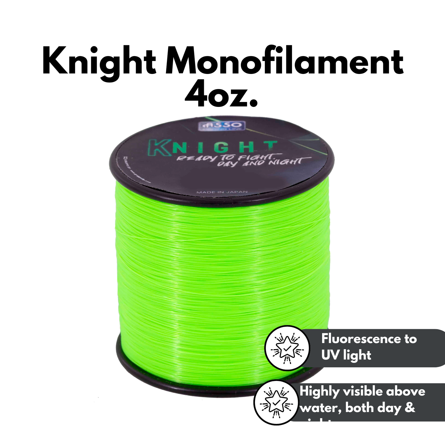 Asso Knight Monofilament 4oz