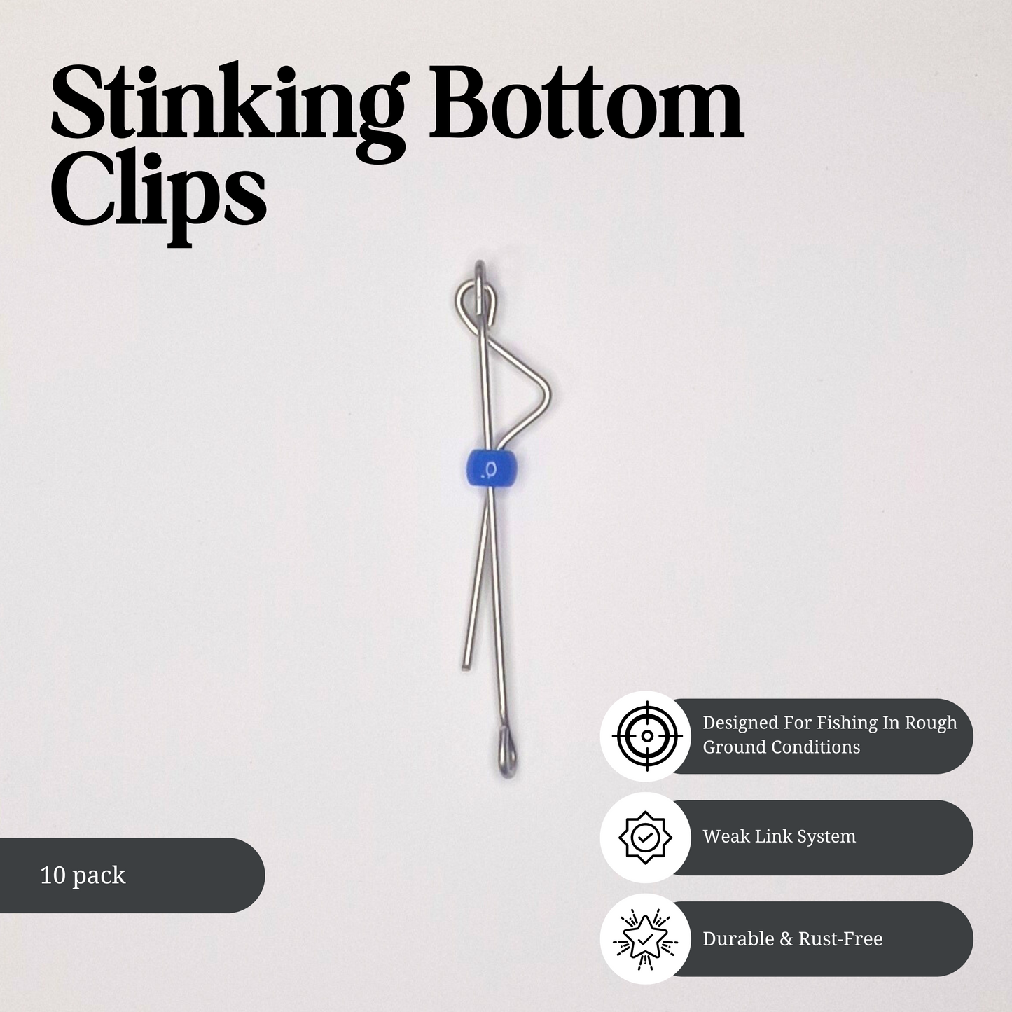 Stinking Bottom Clip - 10 pack