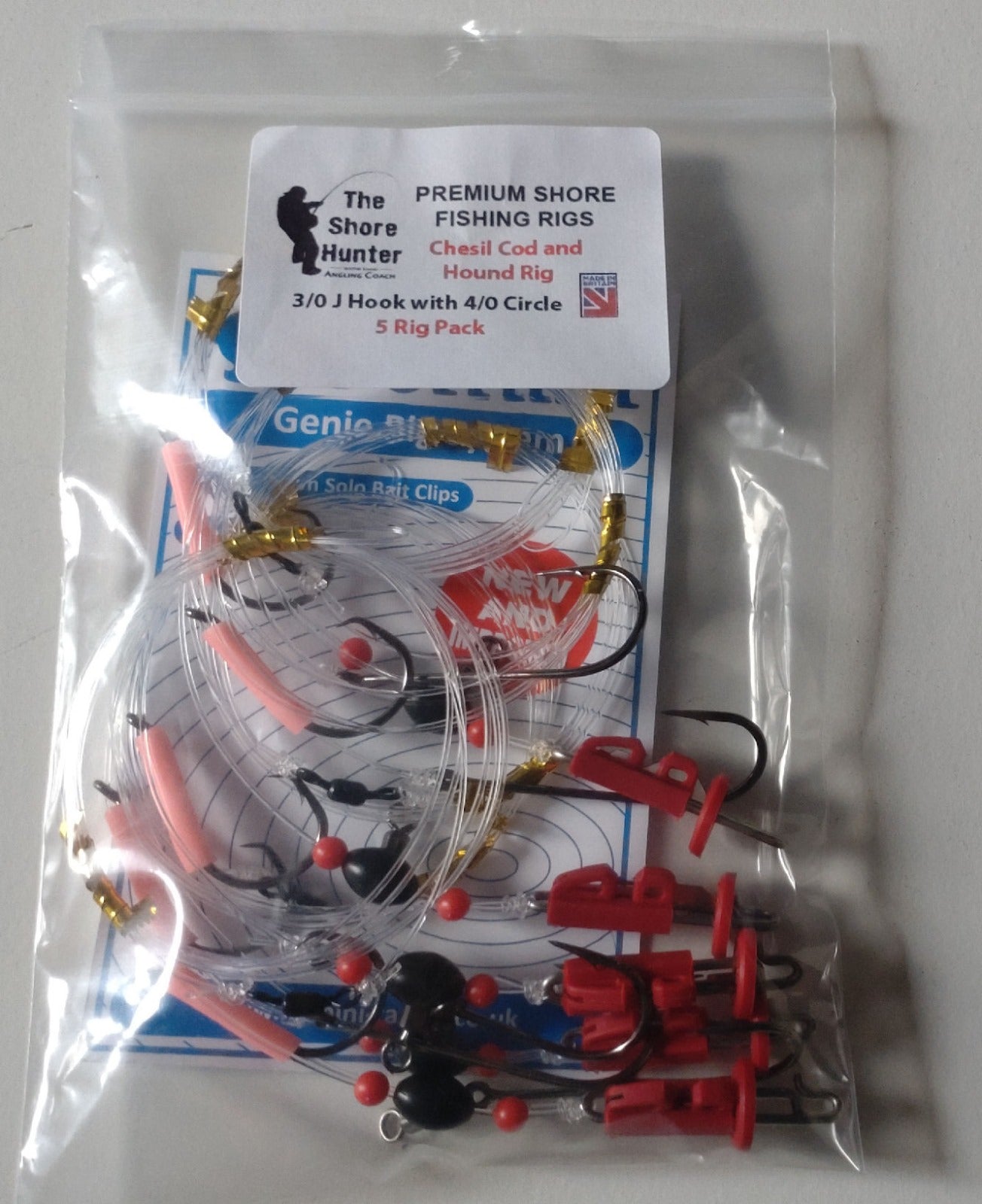 Cod/Hound/Ray Pulley Pennel Rig. (Gemini Splashdown) ** 5 RIG PACK ...