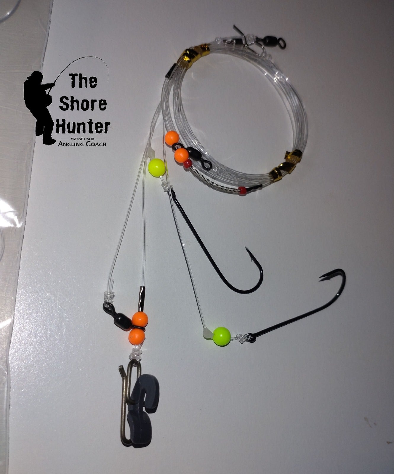 Three Hook Loop Rig Shore Hunter BIG HOOK Loop Rig ** 5 RIG PACK ** – The Shore Hunter