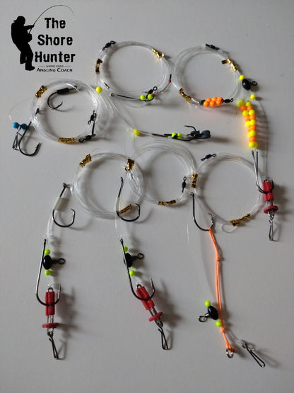 Shore Hunter Tester Pack.  Bristol Channel/Rough Ground Venues     ** 6 RIG PACK *