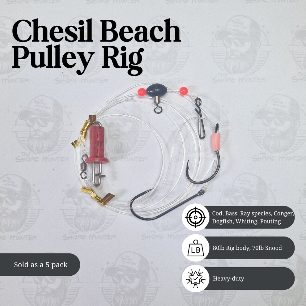 Chesil Beach Pulley Rig (Gemini Splashdown) - 5 pack – The Shore Hunter