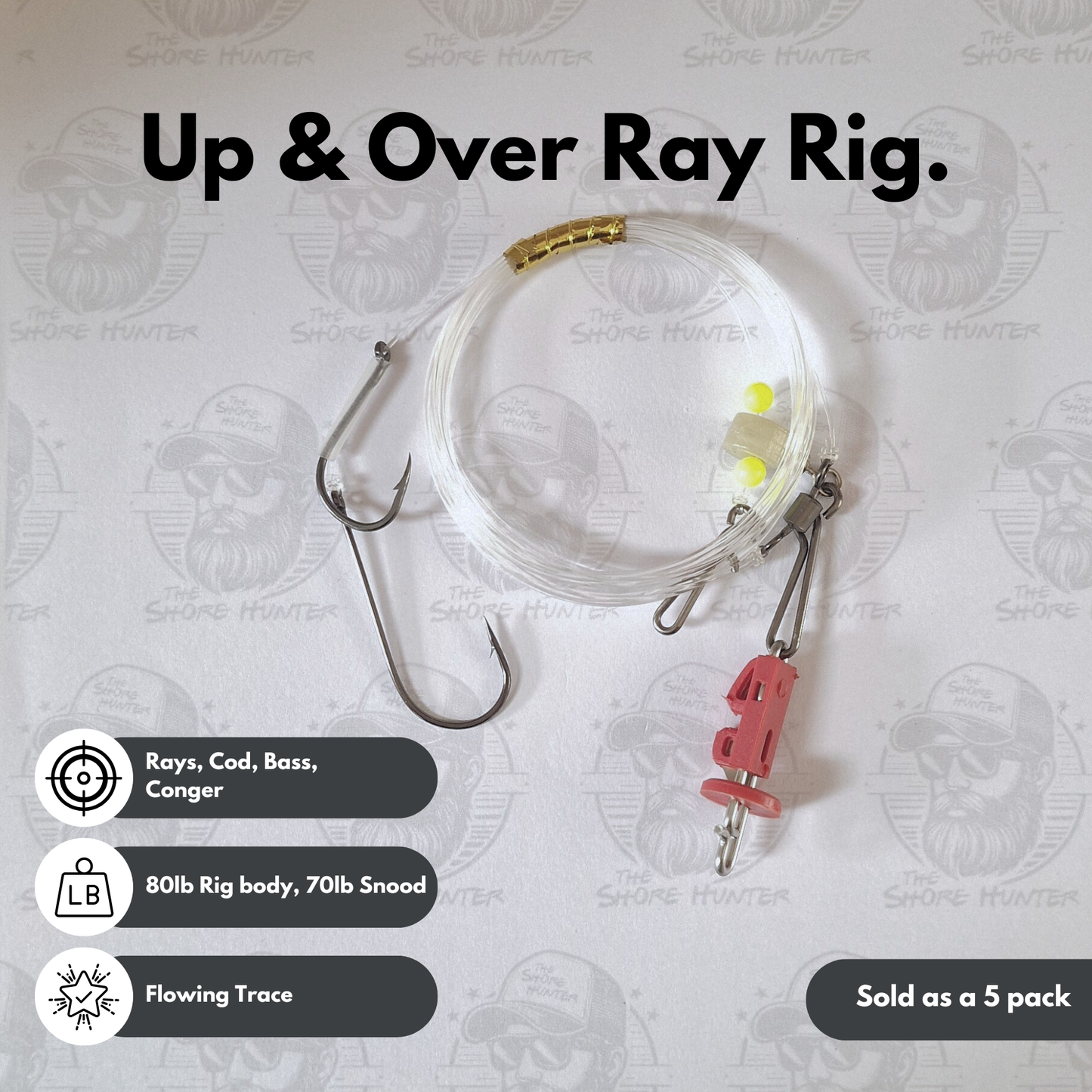 Up and Over Ray Rig (Splashdown) - 5 pack