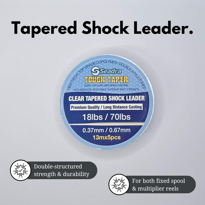 Tough Taper Tapered Shock Leader