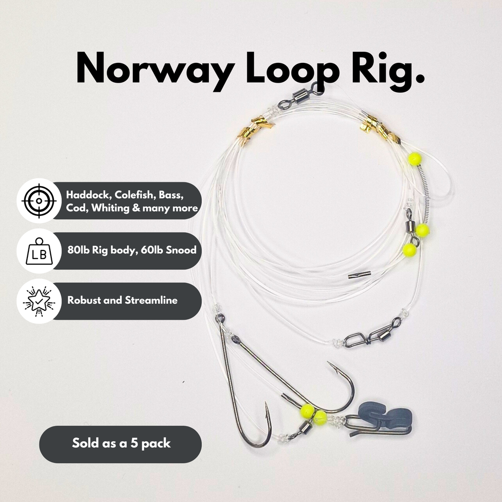 Loop Sea Rig Norway Loop Rig - 5 pack – The Shore Hunter