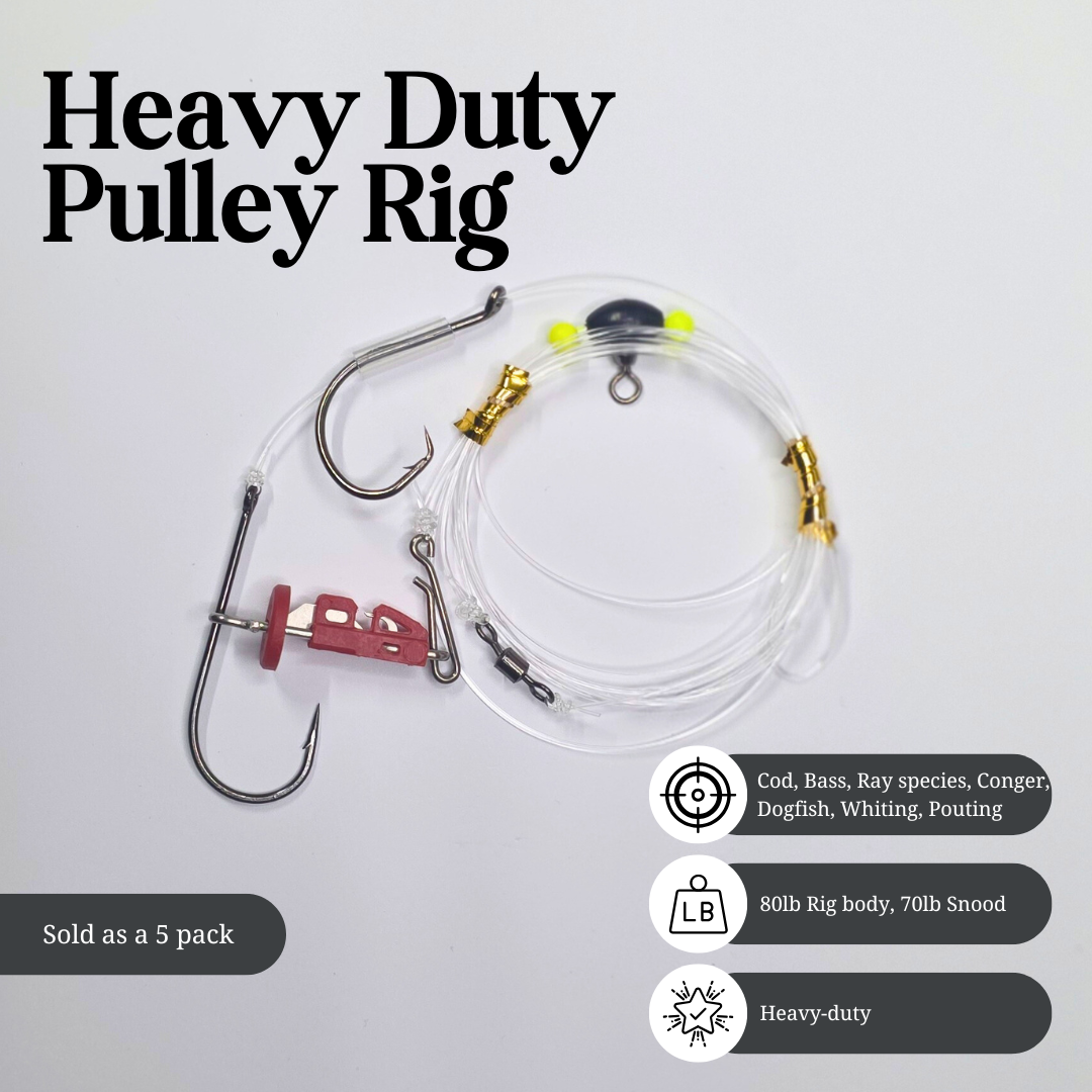 Heavy Duty Pulley Rig (Gemini Splashdown) - 5 pack – The Shore Hunter