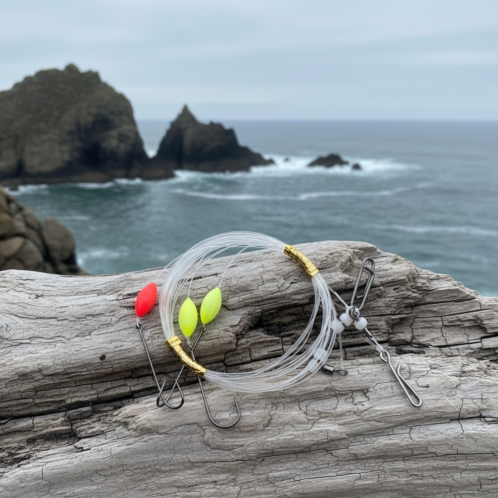 Flapper Rig With Rotten Bottom Fluoro Freedom Flapper Rig - 5 pack – The Shore Hunter