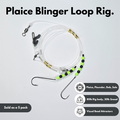 Plaice Blinger Rig - 5 pack
