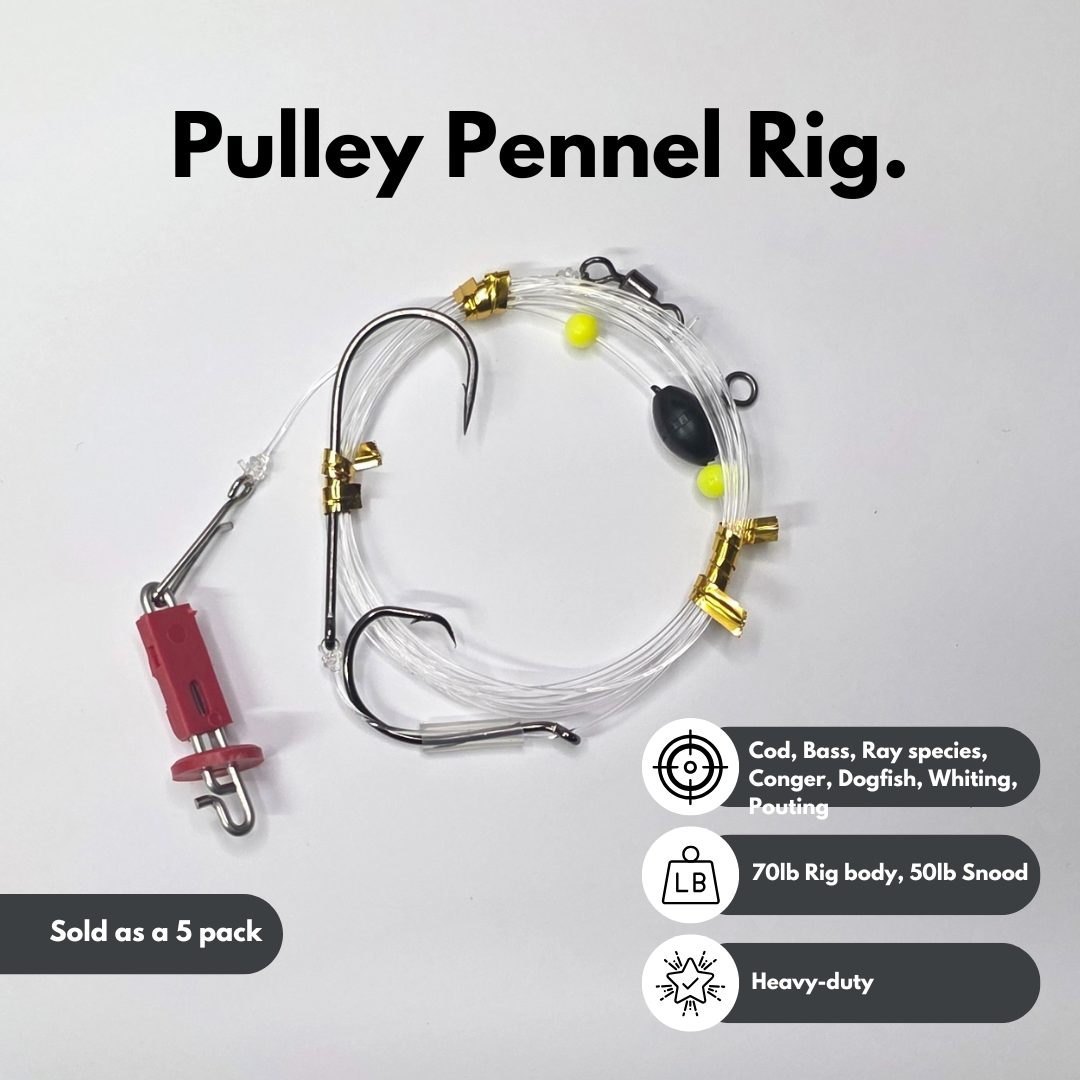 Pulley Pennel Rig (Gemini Splashdown) - 5 pack